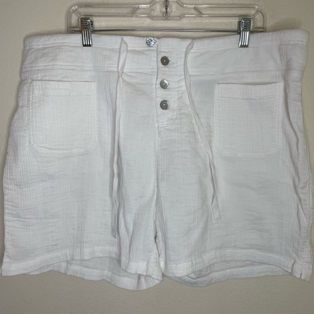 NWT Sundance Gigi Gauze Short Cotton White- XL